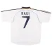 Maglia retro di Raúl  per il Real Madrid, casa 1998-2000 - Bianca