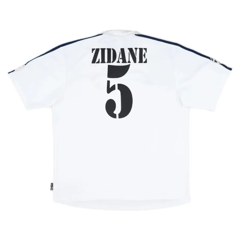 Maillot rétro de Zidane  pour le Real Madrid, domicile 2002/03 - Blanc