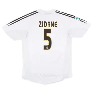 Zidane Real Madrid Retro Jersey 2004/05 Home - White Image
