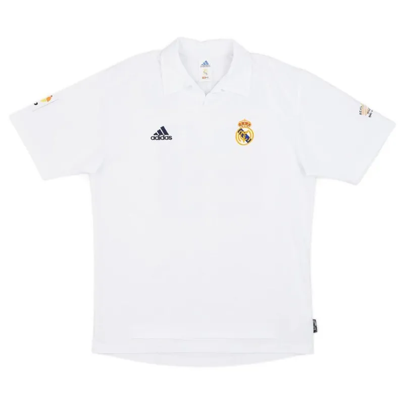 Maillot rétro de Beckham  pour le Real Madrid, domicile 2002/03 - Blanc