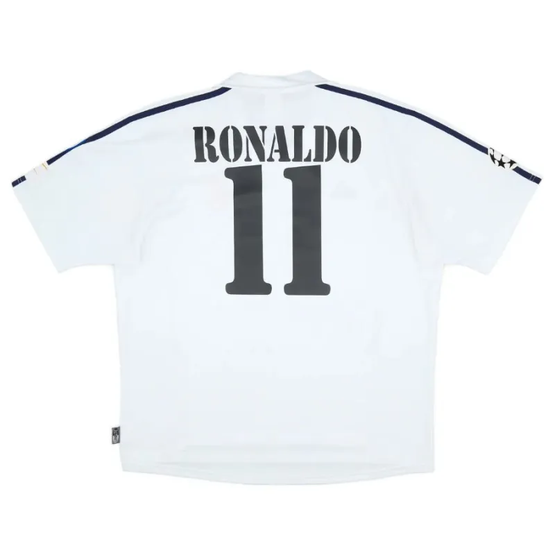Ronaldo Real Madrid Retro Jersey 2002/03 Home - White