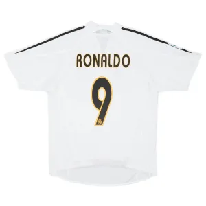Ronaldo Real Madrid Retro Jersey 2004/05 Home - White