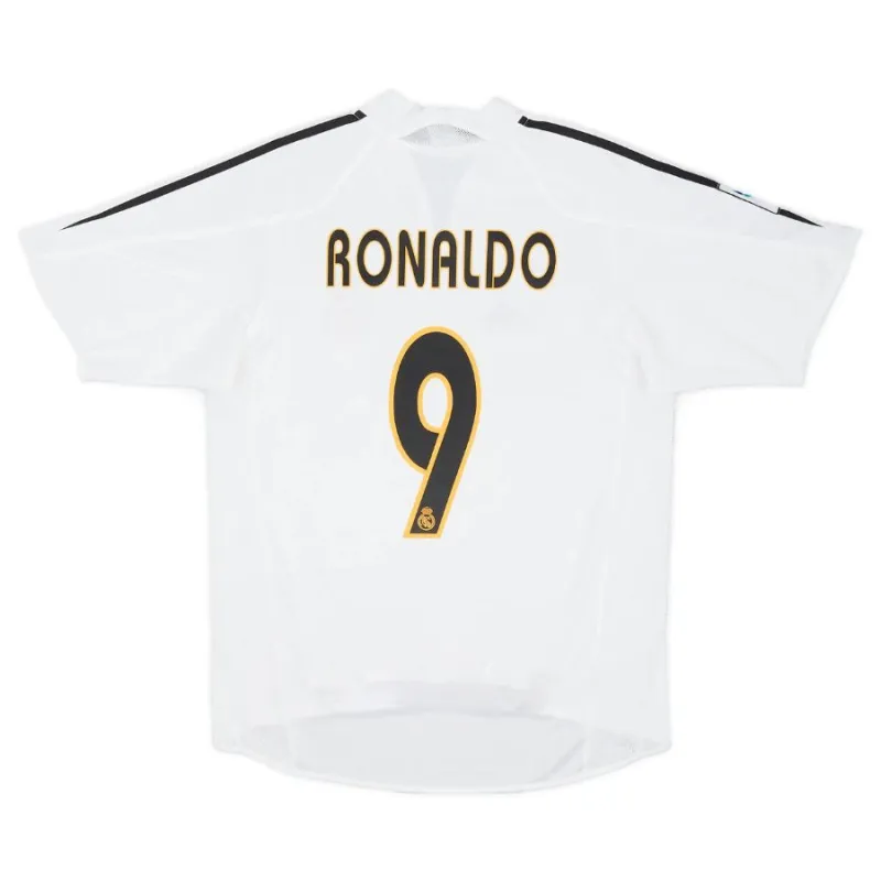 Ronaldo Real Madrid Retro Trikot 2004/05 Heimspiel - Weiß