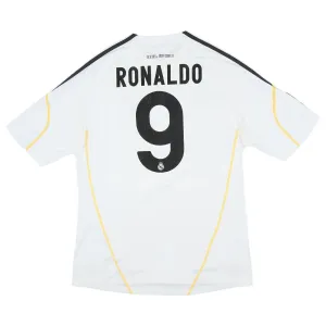 Ronaldo Real Madrid Retro Jersey 2008/09 Home - White