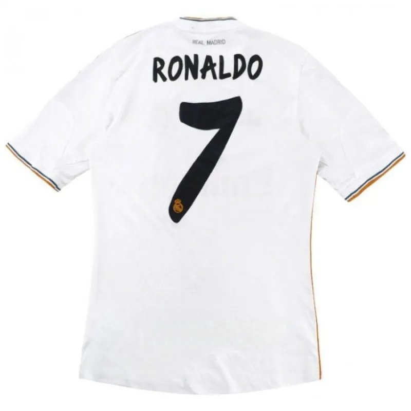 Cristiano  Ronaldo Real Madrid Retro Jersey 2014/15 Home - White