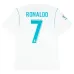 Cristiano  Ronaldo Real Madrid Retro Jersey 2017/18 Home - White