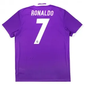 Cristiano Ronaldo Real Madrid Retro Jersey 2017/18 Away - Purple