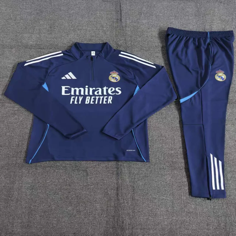 Real Madrid 2025/26 Set Sportivo Bambino blu