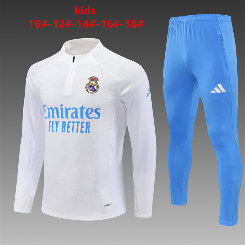 Real Madrid 2025/26 Set Sportivo Bambino bianco