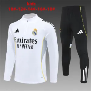 Real Madrid 2025/26 Kids Sports Set white