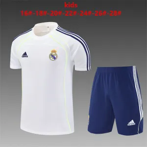 Real Madrid 2025/26 Kids Training Set white