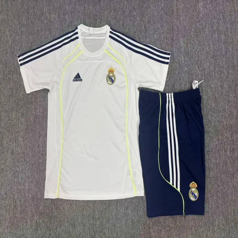 Real Madrid 2025/26 Ensemble Entraînement Enfan blanc