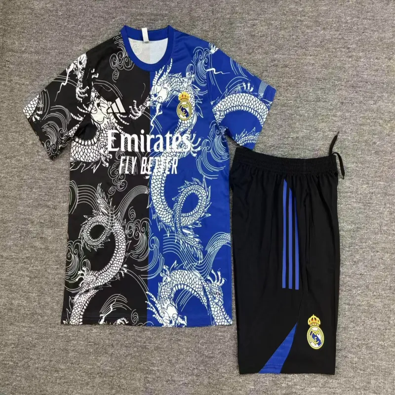 Real Madrid 2025/26 Kids Training Set black blue