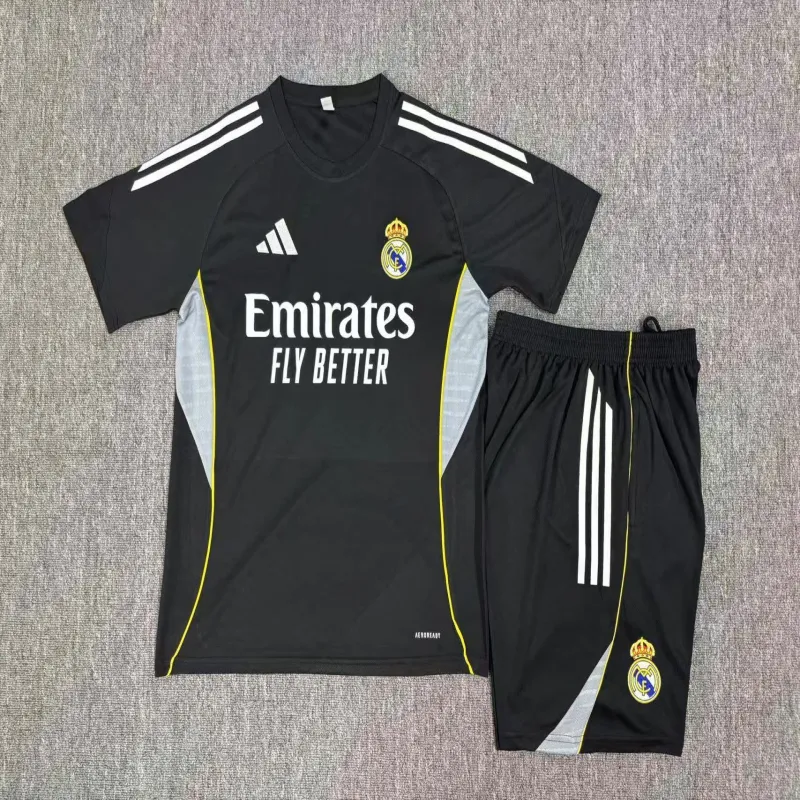 Real Madrid 2025/26 Conjunto de Entrenamiento Infantil negro