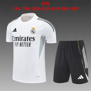 Real Madrid 2025/26 Kids Training Set white