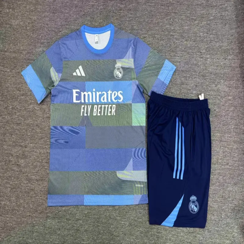 Real Madrid 2025/26 Kinder Trainingsanzug blau
