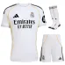 Kit domicile pour enfants de Real Madrid 2025/26 - Blanc