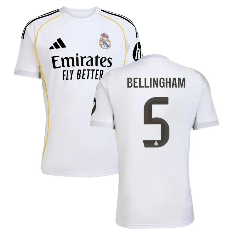 Real Madrid 2025/26 BELLINGHAM Home Jersey