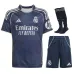 Real Madrid CF 2025/26 Kids' Away Kit - Blue