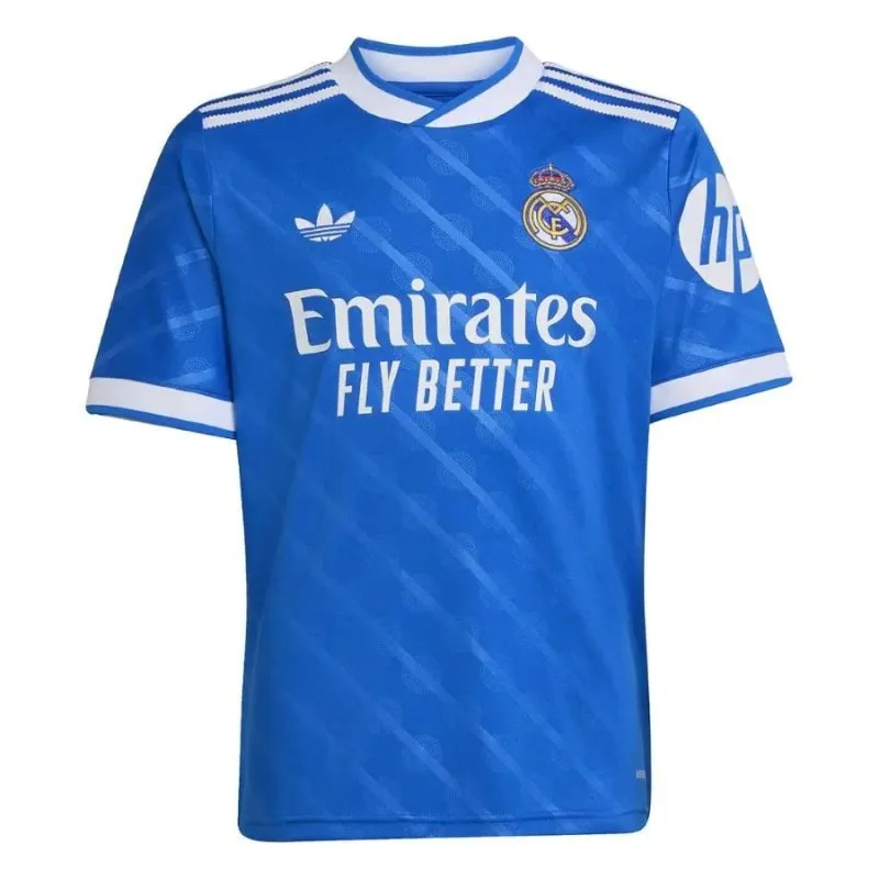 Real Madrid 2025/26 Third Kids’ Kit - Blue