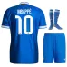 Real Madrid MBAPPÉ 2025/26 Terzo Kit Bambino - Blu