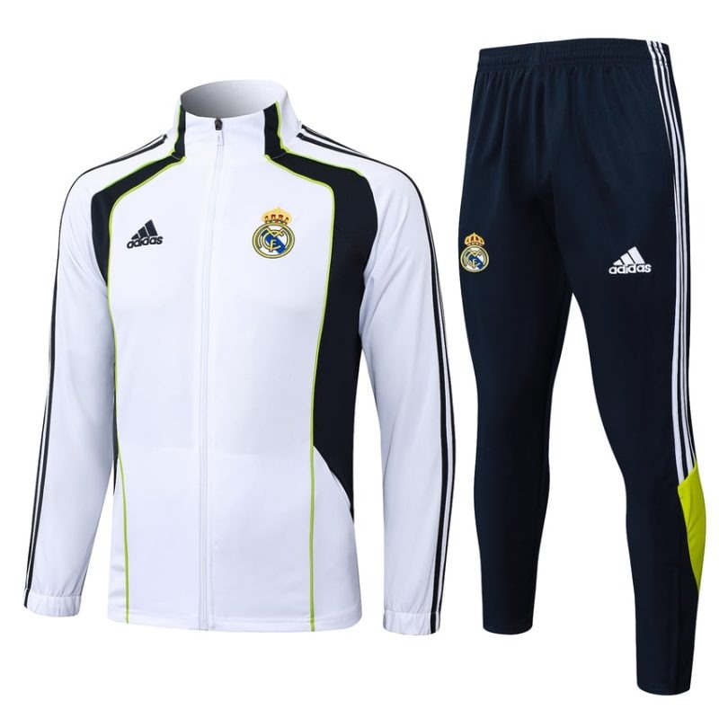 Real Madrid 2025/26 Sports Jacket - White/Black