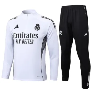 Real Madrid 2025/26 Tracksuit - White
