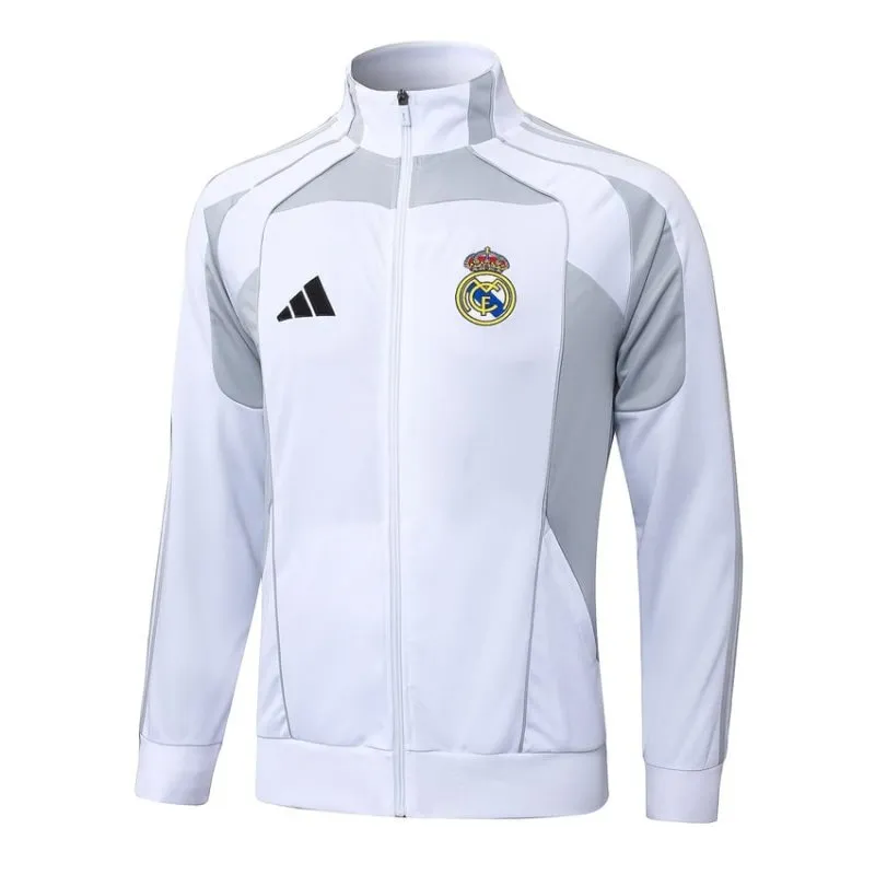Real Madrid 2025/26 Sports Jacket - White