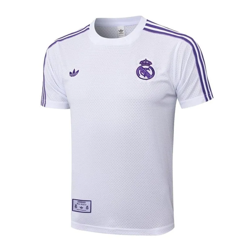 Maillot + Short d’entraînement Real Madrid 2025/26 - Blanc/Violet