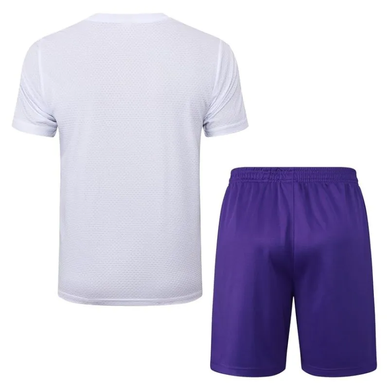 Maillot + Short d’entraînement Real Madrid 2025/26 - Blanc/Violet