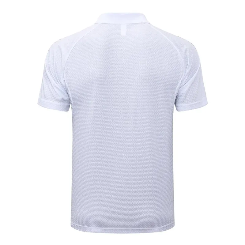 Real Madrid 2025/26 Sports Polo - White/Blue
