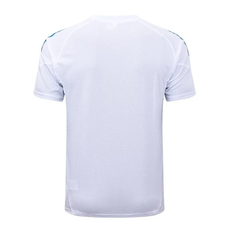 Real Madrid Trainingsshirt + Shorts 2025/26 - Weiß/Blau