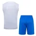 Real Madrid 2025/26 Shorts & Vest Set - White/Blue