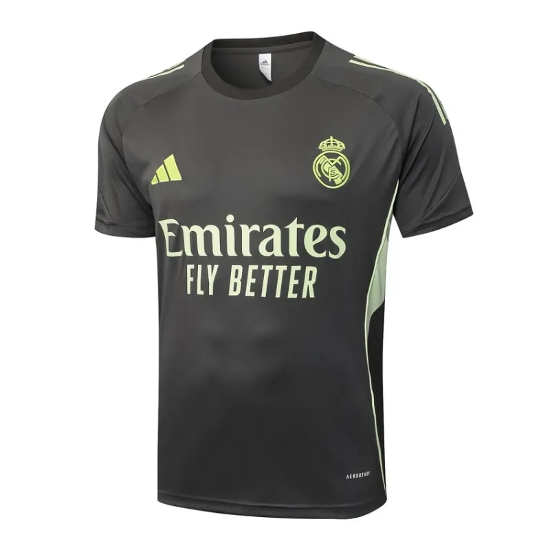 Maglia + Pantaloncini Allenamento Real Madrid 2025/26 - Nero
