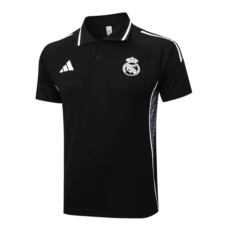 Real Madrid 2025/26 Sports Polo - Black