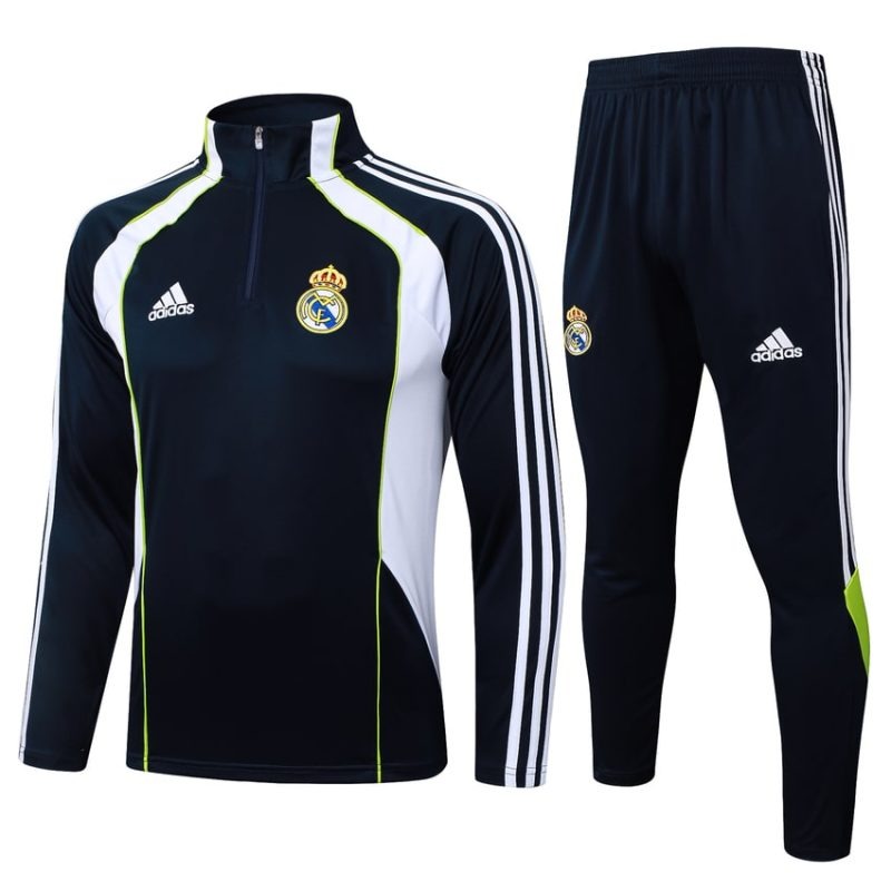 Real Madrid Trainingsanzug 2025/26 - Schwarz/Weiß
