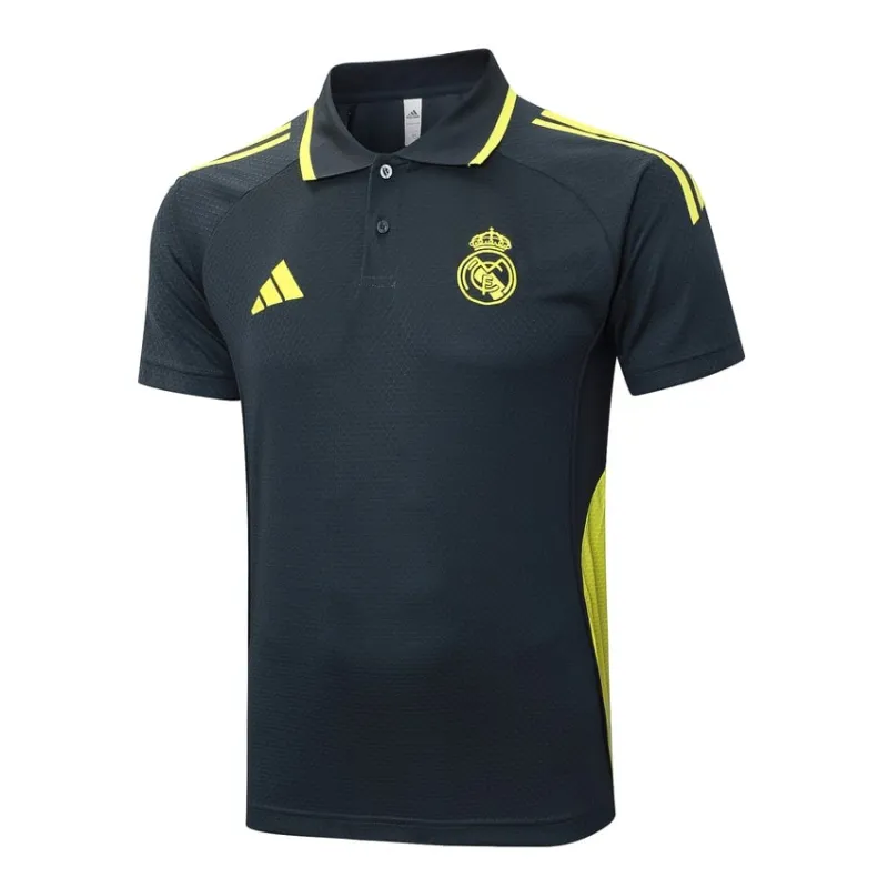 Polo Sportiva Real Madrid 2025/26 - Nero/Giallo