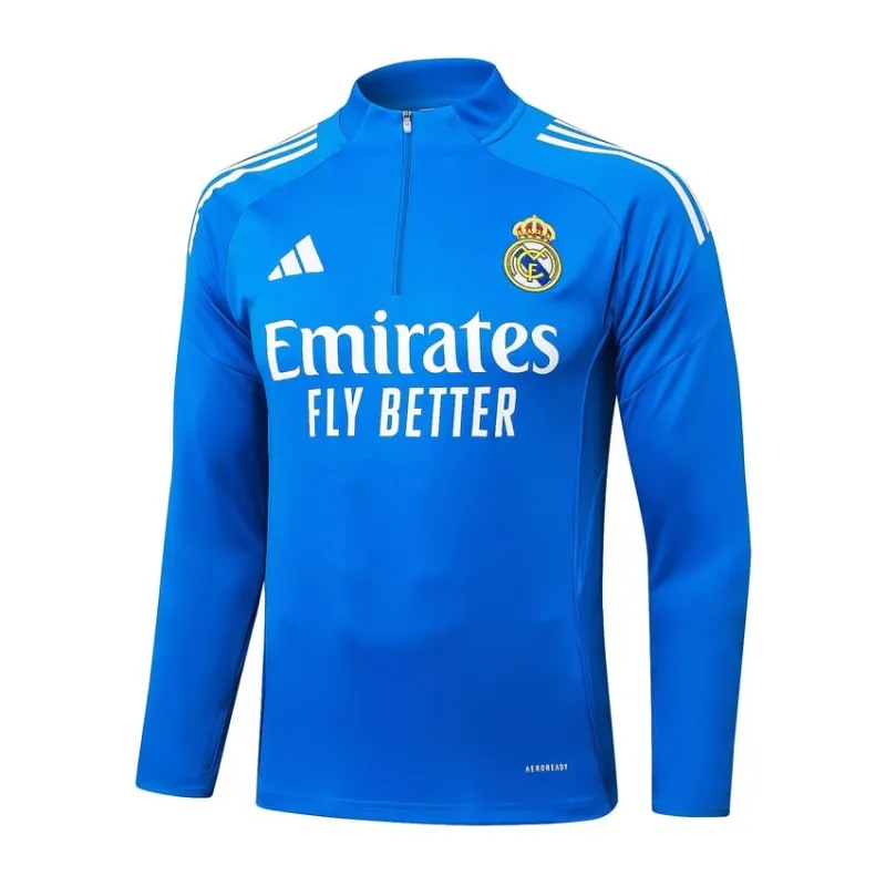 Real Madrid 2025/26 Tracksuit - Blue
