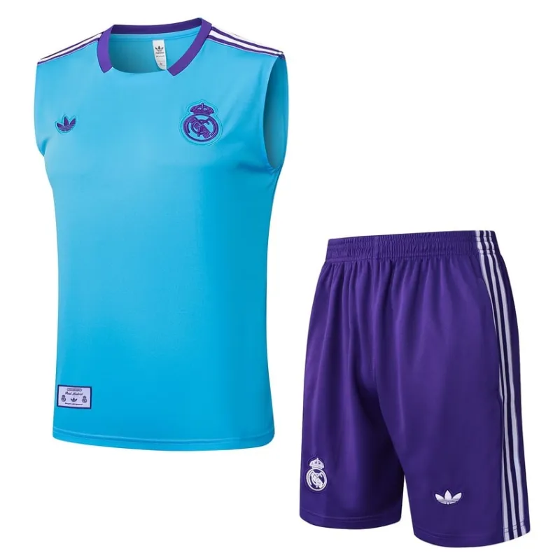 Real Madrid Shorts & Tanktop Set 2025/26 - Blau