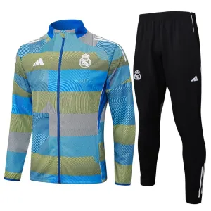 Real Madrid 2025/26 Sports Jacket - Blue/Green