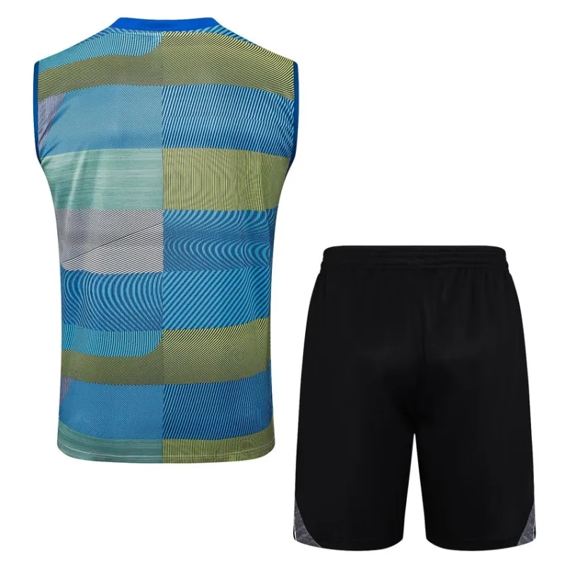 Set Pantaloncini & Canotta Real Madrid 2025/26 - Blu/Verde