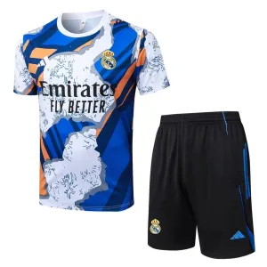 Real Madrid 2025/26 Training Jersey + Shorts - Blue/White