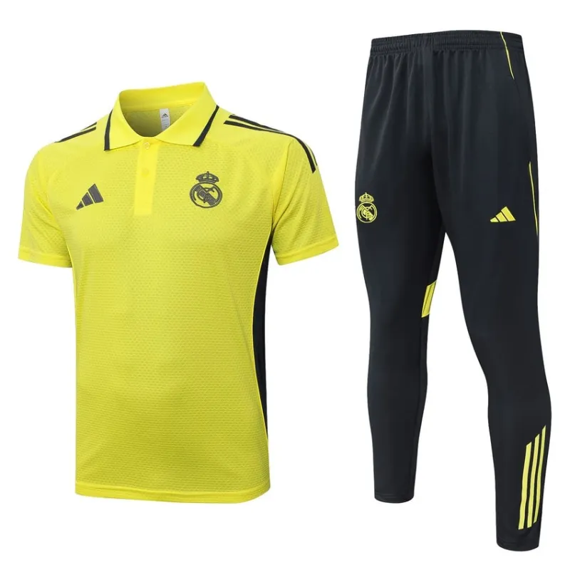 Real Madrid 2025/26 Sports Polo - Yellow