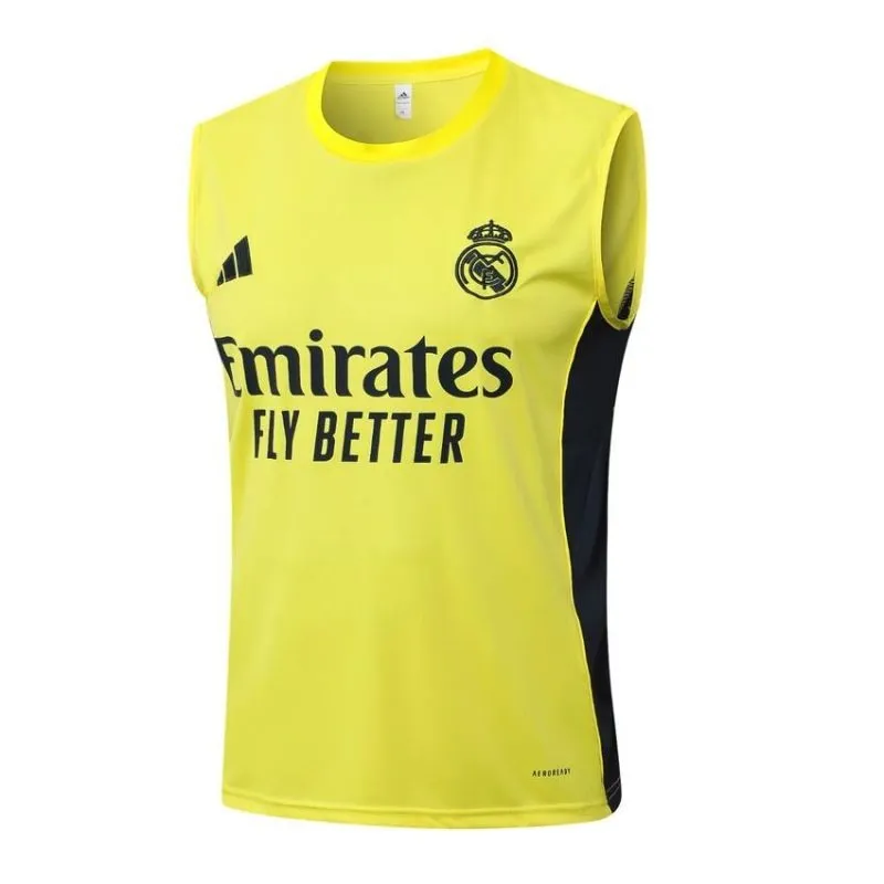 Set Pantaloncini & Canotta Real Madrid 2025/26 - Giallo