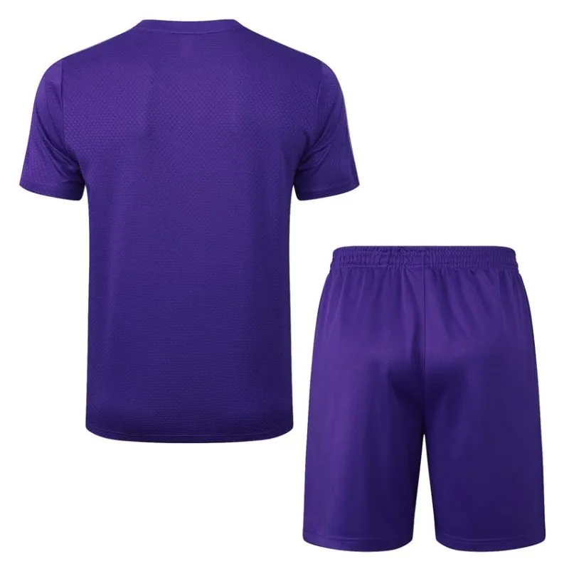 Real Madrid Trainingsshirt + Shorts 2025/26 - Lila