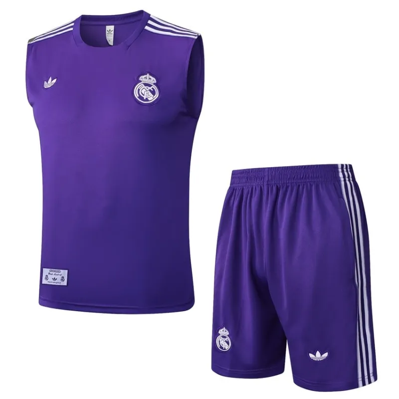 Set Pantaloncini & Canotta Real Madrid 2025/26 - Viola