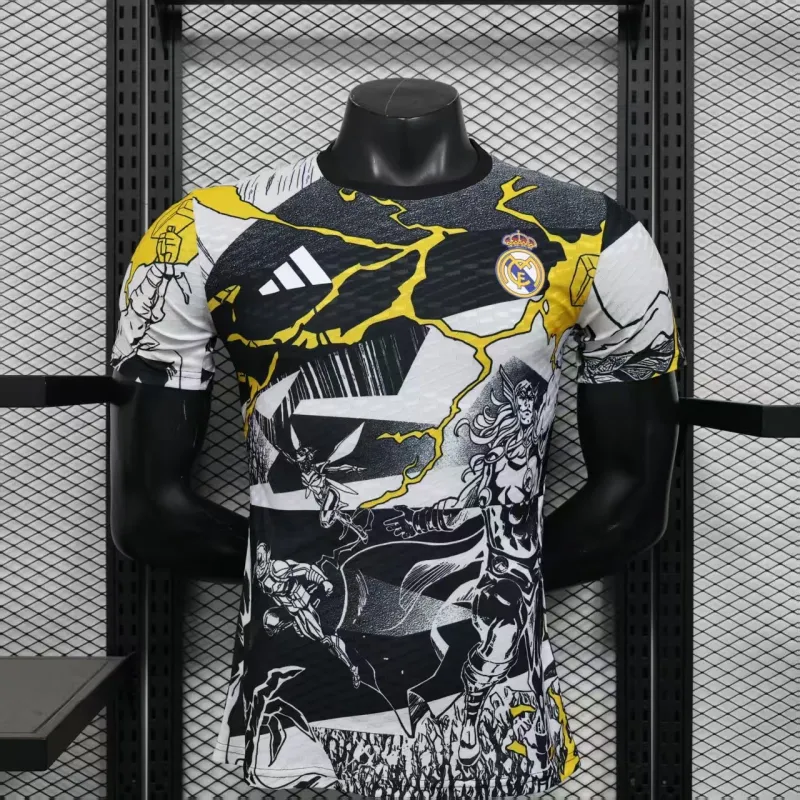 Real Madrid 2025/26 Marvel Edition Player Jersey - Black