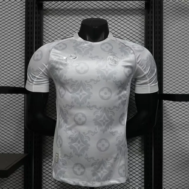Real Madrid Maglia Giocatore Edizione Platino 2025/26 - Bianco