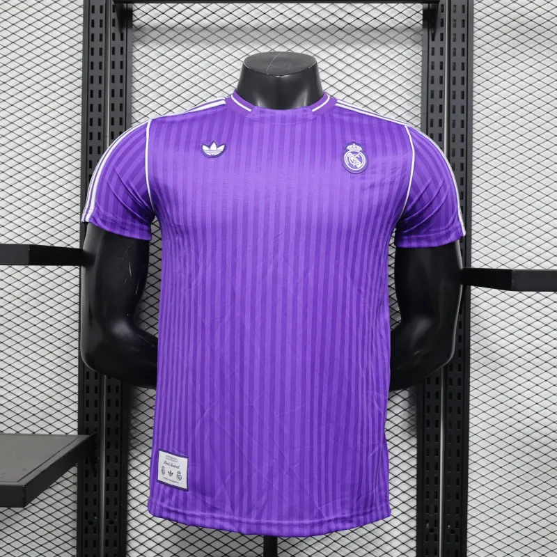 Real Madrid Maglia Giocatore Edizione Casual 2025/26 - Viola