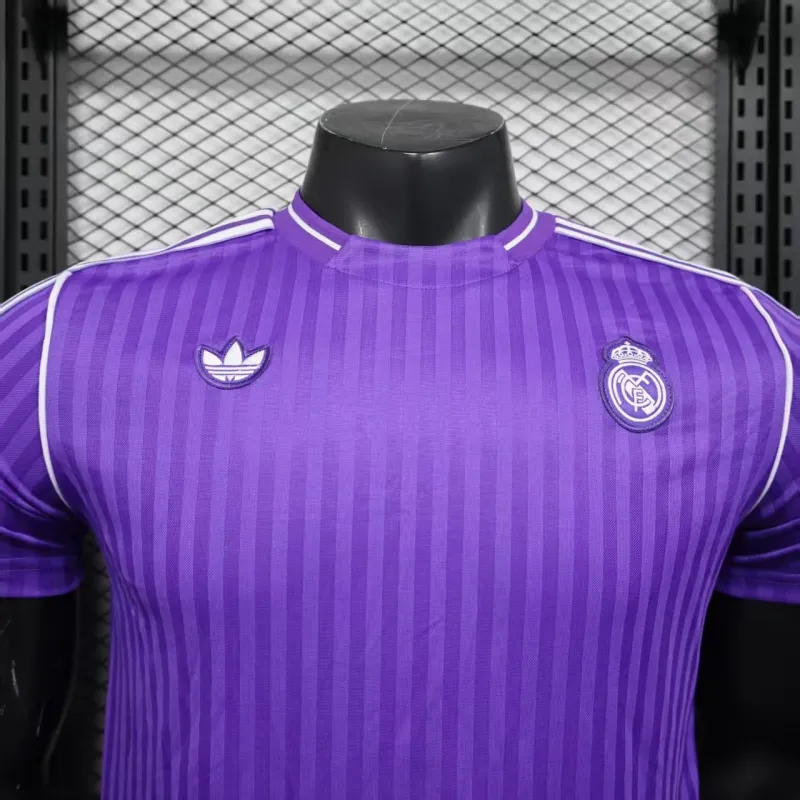 Real Madrid Maglia Giocatore Edizione Casual 2025/26 - Viola